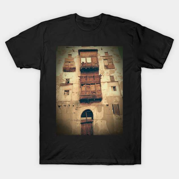 Old Jeddah (sepia) T-Shirt by E-ShirtsEtc